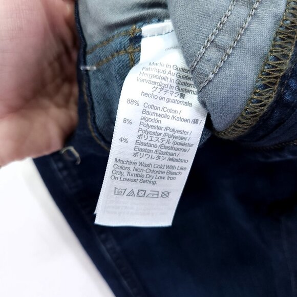 Madewell Jeans Size 25 Womens 10" High-Rise Skinny Dark Wash Stretch Slimming - Picture 8 of 13